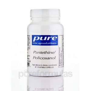  Pure Encapsulations Pantethine/Policosanol 60 Vegetable 