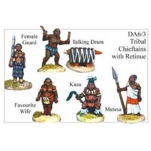  Darkest Africa Tribal Chieftains with Retinue Toys 