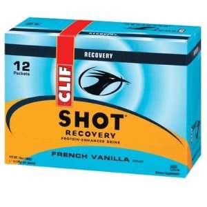  Clif Bar Clif Shot Recovery Drink   Box of 12   French 