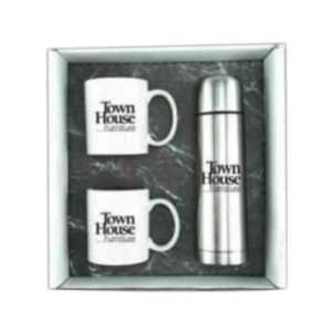  Thermos and ceramic mug gift set