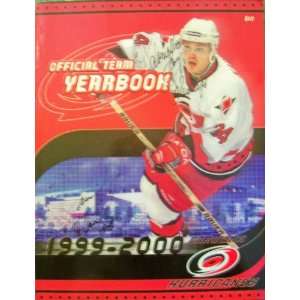  Carolina Hurricanes 1999 2000 Official Team Yearbook Signed by Kent 