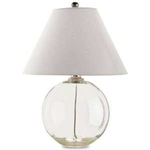 Currey and Company 6377 Juno   One Light Table Lamp, Silver Finish 