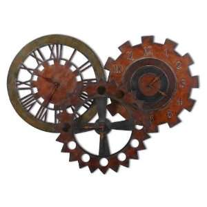  UT06763   Hand Forged Metal Wall Clock Grouping