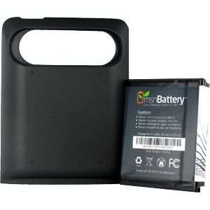  msnBattery Extended Battery w/Door for HTC HD7 (2200 mAh 
