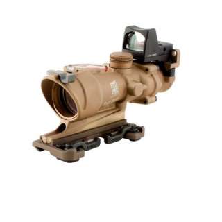 Trijicon ACOG TA31ECOS 4x32 Red Reticle Dark Earth Riflescope w/ 3.25 