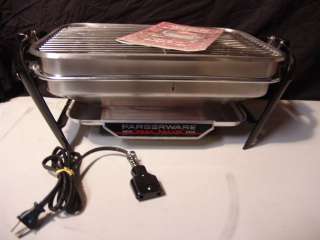 Farberware Grill Open Hearth Electric Broiler Rotisserie Parts with 