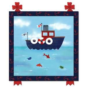  Maritime Tugboat Canvas Art Arts, Crafts & Sewing