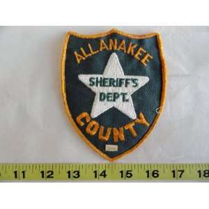  Allanakee County Sheriffs Dept. Patch 