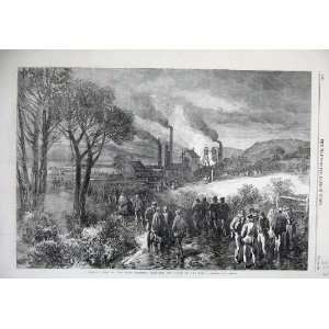   1866 View Oaks Colliery Barnsley Men Disaster Fine Art