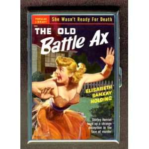  THE OLD BATTLE AX TRASHY PULP ID Holder, Cigarette Case or 