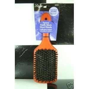 Diane Wood Square Paddle Board Brush D9003 Beauty