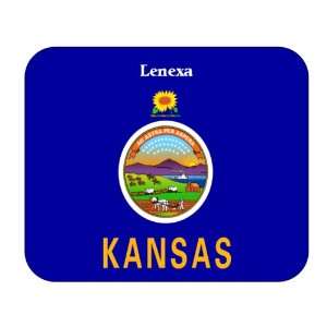  US State Flag   Lenexa, Kansas (KS) Mouse Pad Everything 