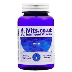   Intelligent Vitamins, MSM, 1000mg, 90 Tablets