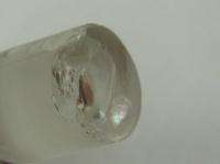 Vintage Cut Clear Glass Crystal Flat Stopper Prism  