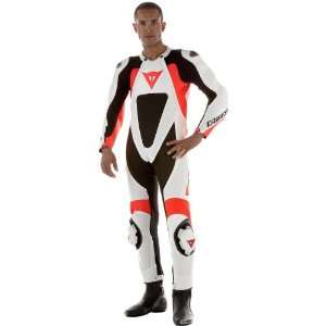  DAINESE RED LINE ESTIVA 1 PC SUIT WHITE/RED/BLACK 44 USA 