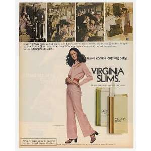  1972 Virginia Slims Cigarette 1913 Mary Patrick Put Off Train 