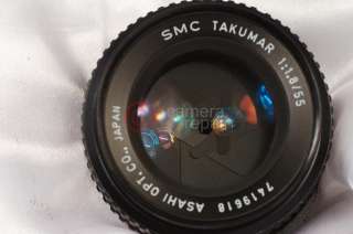 PENTAX SM 55mm f1.8 Auto SMCT GUARANTEED PERFORM  