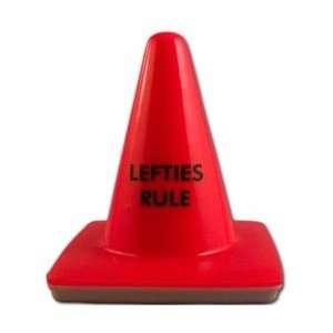    Lefties Rule Saying 4 Novelty Traffic Cone 