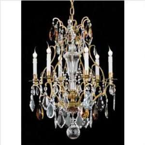   Traditional French Pendalog Royale Chandelier 6Lt Bronze Home