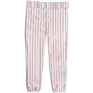   Double Knit Custom Baseball Pants WHITE/SCARLET AXL