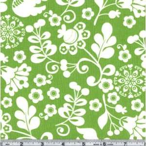 45 Wide Michael Miller Funky Christmas Joy Lime Fabric 