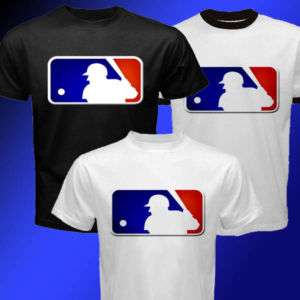 New MLB Major League Baseball USA Logo T shirt S 3XL  