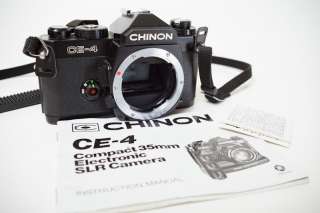 Chinon CE 4 35mm SLR Film Camera Body & More Pentax Mount.  