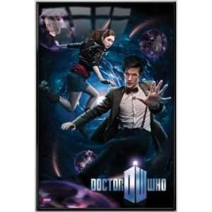 Doctor Who   Framed TV Show Poster (Vortex   Amy & The Doctor) (Size 