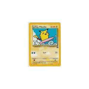 Surfing Pikachu Pokemon Black Star Promo Card # 28 From the Pokémon 