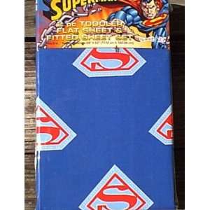  Superman Toddler Sheet Set 2 Piece Baby