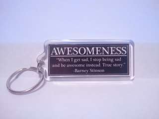   Your Mother Barney Stinson awesomeness keychain One of a kind handmade