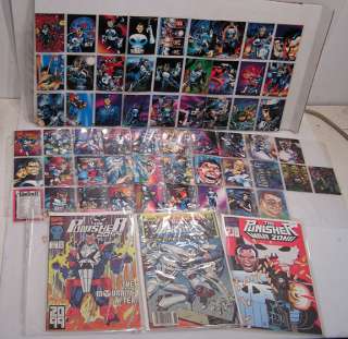 1992 THE PUNISHER Trading Card Set 90 Cards/Chase/Comic  