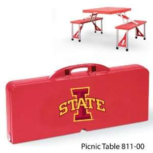  Iowa State Digital Print Picnic Table Portable table with 