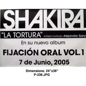  SHAKIRA La Tortura 24x36 Poster 