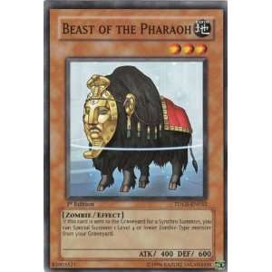  Yugioh TDGS EN032 Beast of the Pharaoh Common Card [Toy 