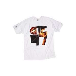  ONE INDUSTRIES TORCHED T SHIRT (SMALL) (WHITE) Automotive
