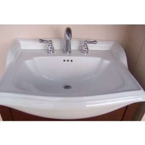  Oxford 8 Vanity Top Top Size 25, Finish White