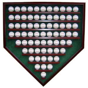  Elite 69 Baseball Homeplate Shaped Display Case Sports 