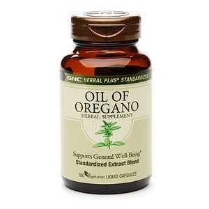 GNC Herbal Plus® Standardized Oil of Oregano 100 Vegetarian Capsules