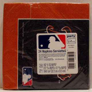 Detroit Tigers MLB Party 18 Paper Dinner Plates 24 Luncheon Napkins 