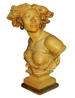La Negresse Bust Sculpture After Jean Baptiste Carpeaux  