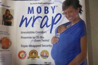 Moby Wrap Baby Carrier Infant Sling Black  