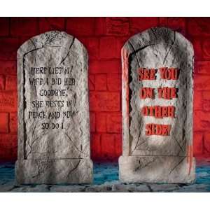  Pams Large Halloween Tombstone Toys & Games
