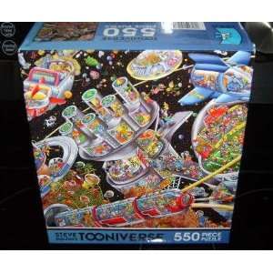  Steve Skeltons Tooniverse 550 Piece Puzzle   Space Colony 