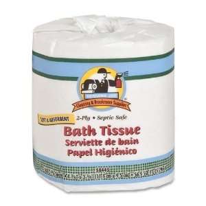  Genuine Joe Bathroom Tissue, 2 Ply, 500 Sheets/Roll, 48/CT 