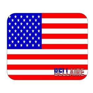  US Flag   Bellaire, Texas (TX) Mouse Pad 