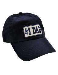 Dad   Embroidered Patch Style Baseball/Golf Cap Hat   Navy Blue