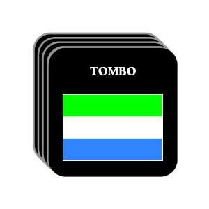  Sierra Leone   TOMBO Set of 4 Mini Mousepad Coasters 