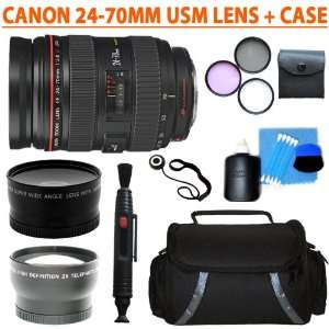 Canon EF 24 70mm f/2.8L USM Standard Zoom Lens + 3 Extra Lens + Lens 