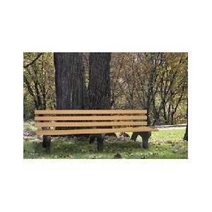 Engineered Plastic Systems TSB8 Trail 8ft Side Bench in Ceder  with 
